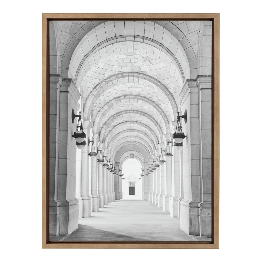 Sylvie Union Station Framed Canvas by Golie