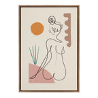 Sylvie Sunset Framed Canvas by Rachel Lee of My Dream Wall