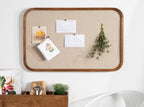 Hutton Wood Framed Fabric Pinboard