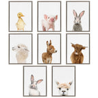 Sylvie Animal Studio Highland Framed Canvas by Amy Peterson Art Studio