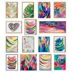 Sylvie Brushstroke 154 Framed Canvas by Jessi Raulet of Ettavee