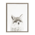 Sylvie Fox Portrait Framed Canvas by Simon Te Tai