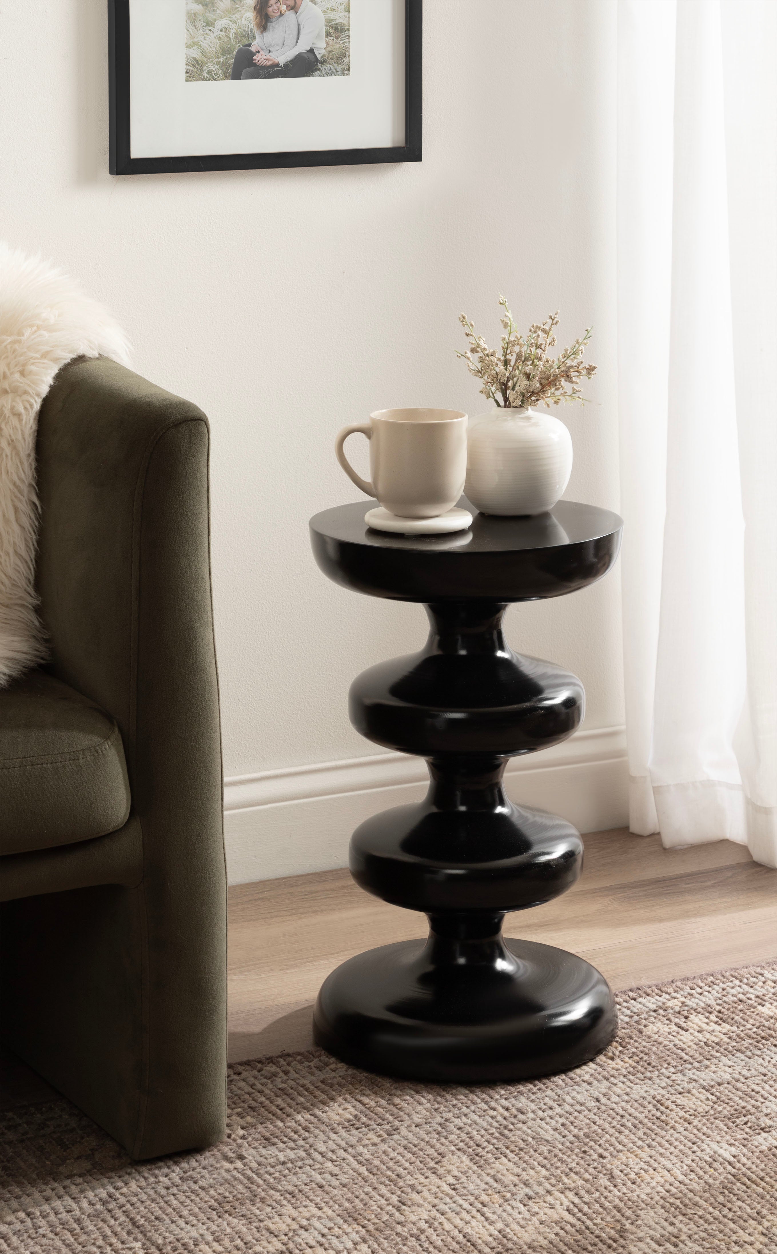 Fondi Metal Side Table