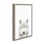 Sylvie Wolf Framed Canvas by Simon Te Tai