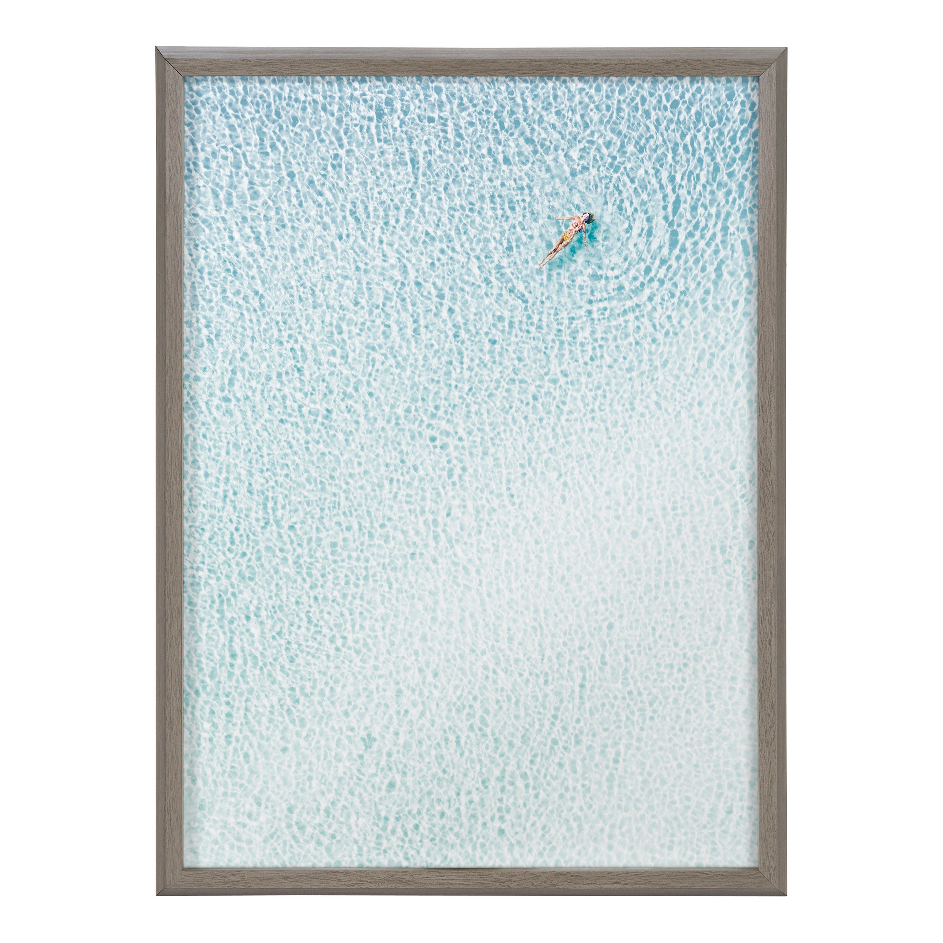 Blake Woman Floating Framed Printed Glass by Amy Peterson Art Studio