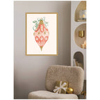 Sylvie Framed Canvas Holiday Ornament Collection 1 by Jill Labieniec