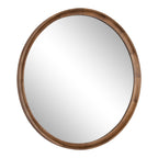 Hatherleigh Round Wood Wall Mirror