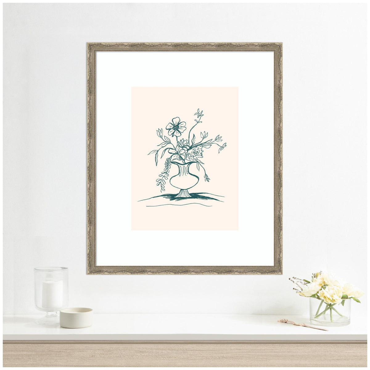 Framed Art Summer Stems by Kate Aurelia Holloway