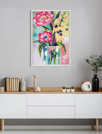 Sylvie Yellow Daisies Framed Canvas by Rachel Christopoulos