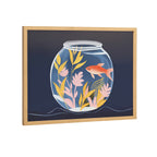 Gallery Pet Goldfish Cute Botanicals Fish Tank Print by The Creative Bunch Studio