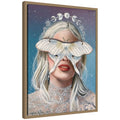Moon Witch by Charlotte Brindley Framed Canvas Wall Art Print