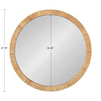Rahfy Round Framed Wall Mirror