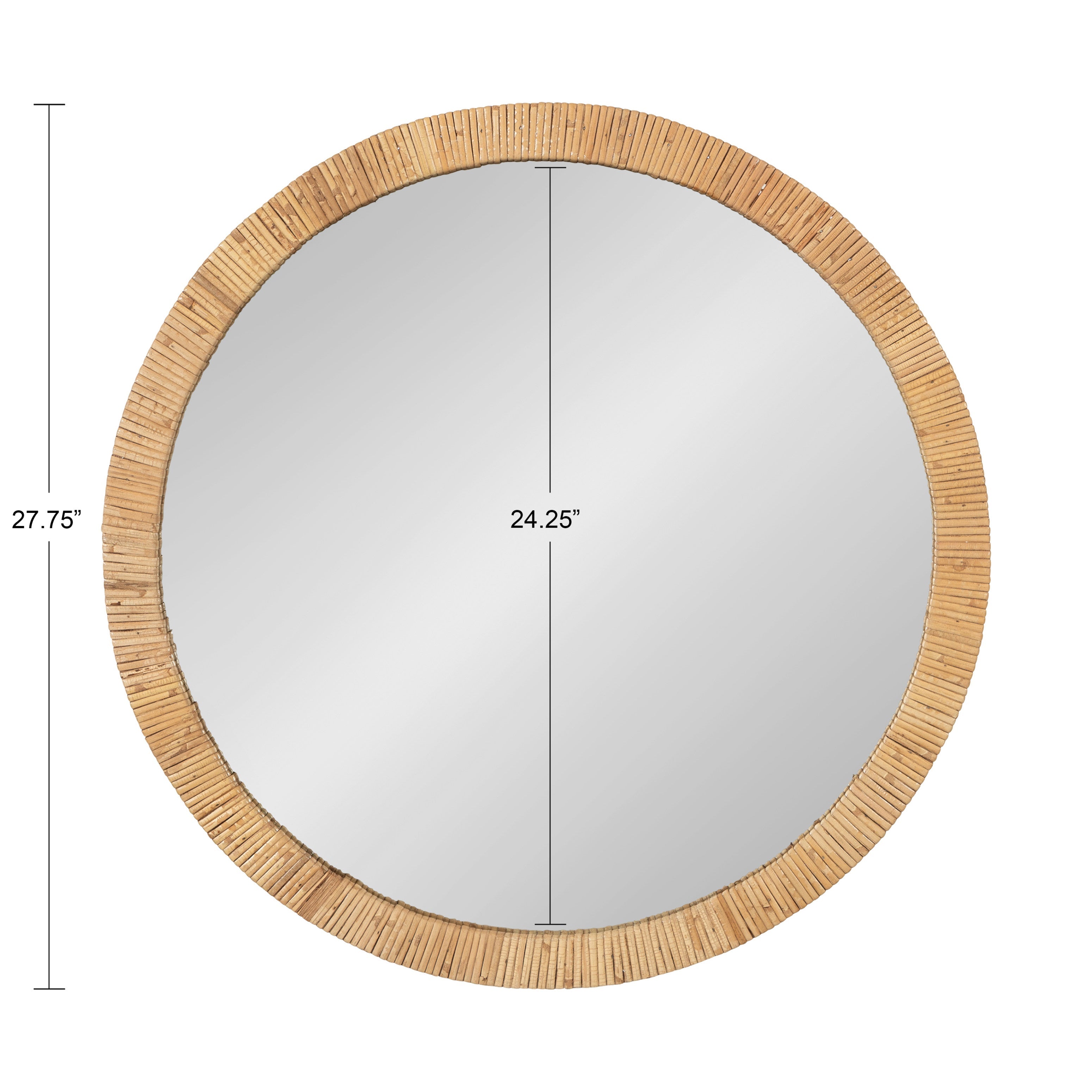 Rahfy Round Framed Wall Mirror