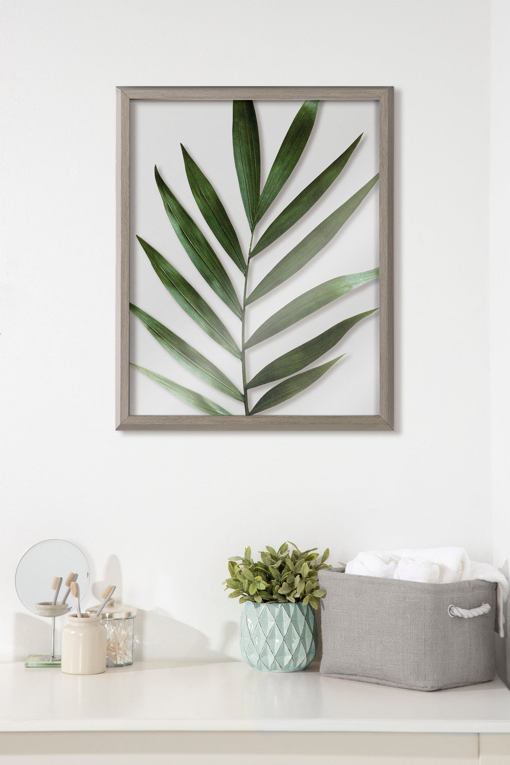 Blake Botanical 5F Framed Printed Glass by Amy Peterson