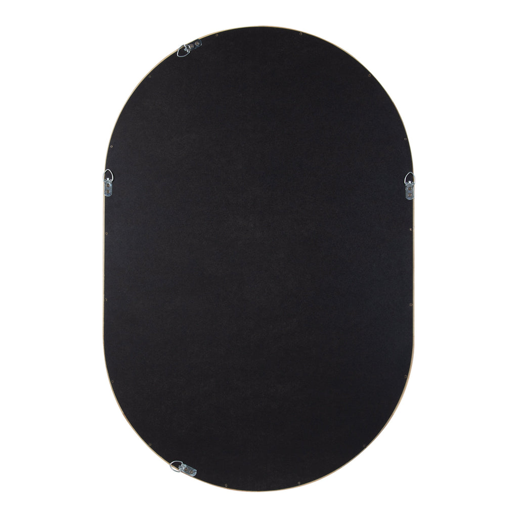 Hutton Wood Framed Capsule Mirror