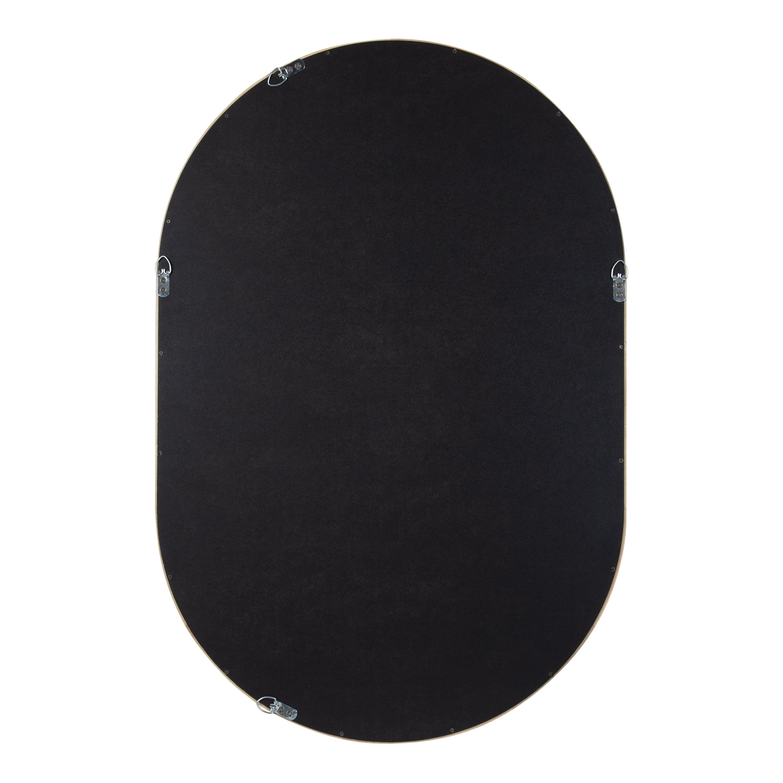 Hutton Wood Framed Capsule Mirror