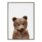 Sylvie Baby Bear Framed Canvas by Amy Peterson