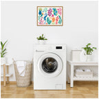 Sylvie Fun Colorful Coral Reef Framed Canvas by Rachel Lee