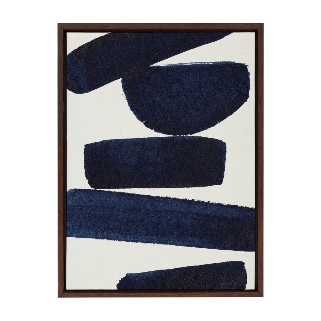 Sylvie Japandi 26 Framed Canvas by Rocket Jack