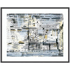 Framed Art Brookyln Bridge Horizontal by Leah Nadeau