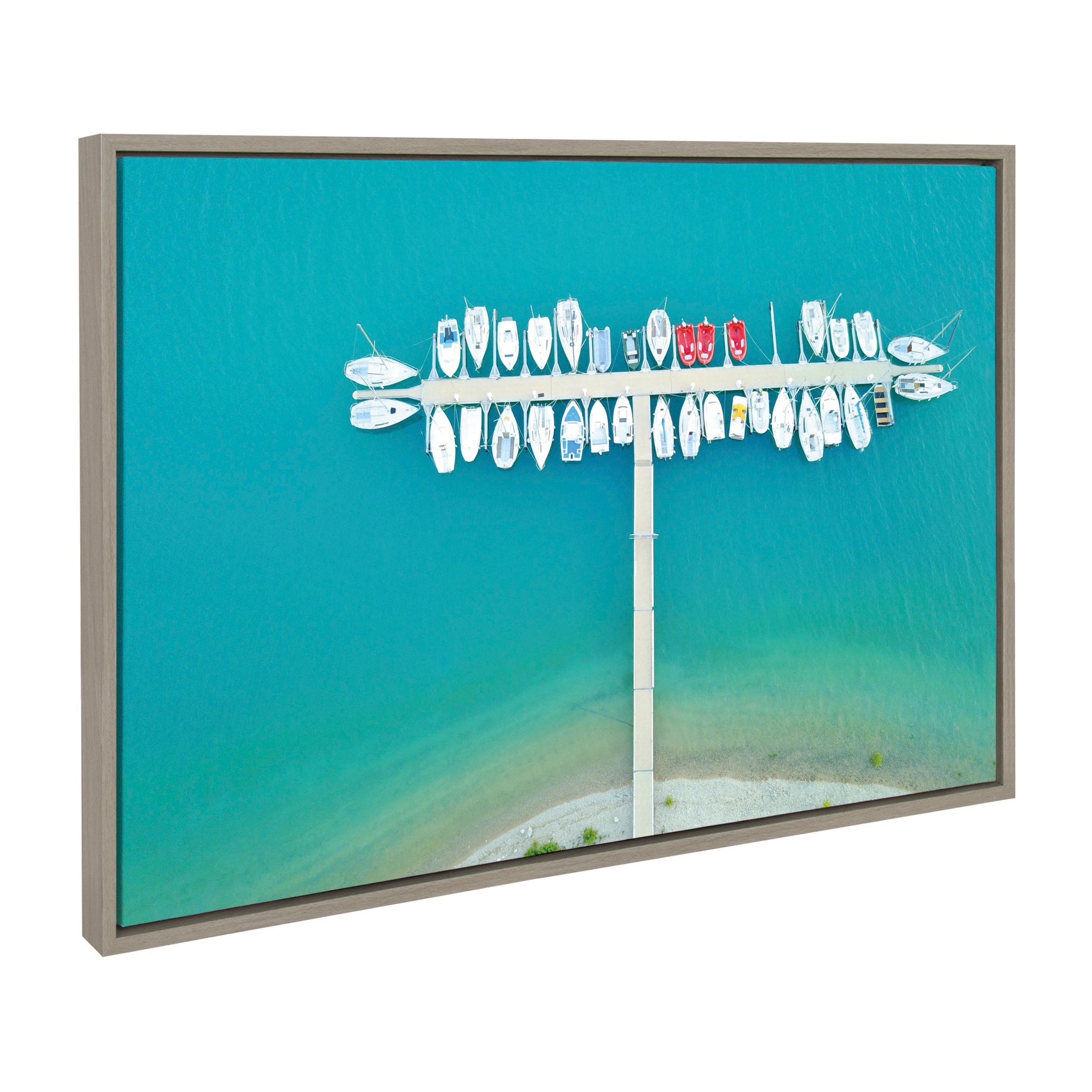Sylvie Gorges du Verdon 2 Framed Canvas by Rachel Bolgov