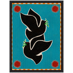 Sylvie Lush Duo 4 Birds Framed Canvas by Shatha Al Dafai