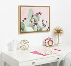 Sylvie Cactus 25 Framed Canvas by Amy Peterson