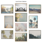 Sylvie Lake Tahoe Reflections Framed Canvas by Laura Evans