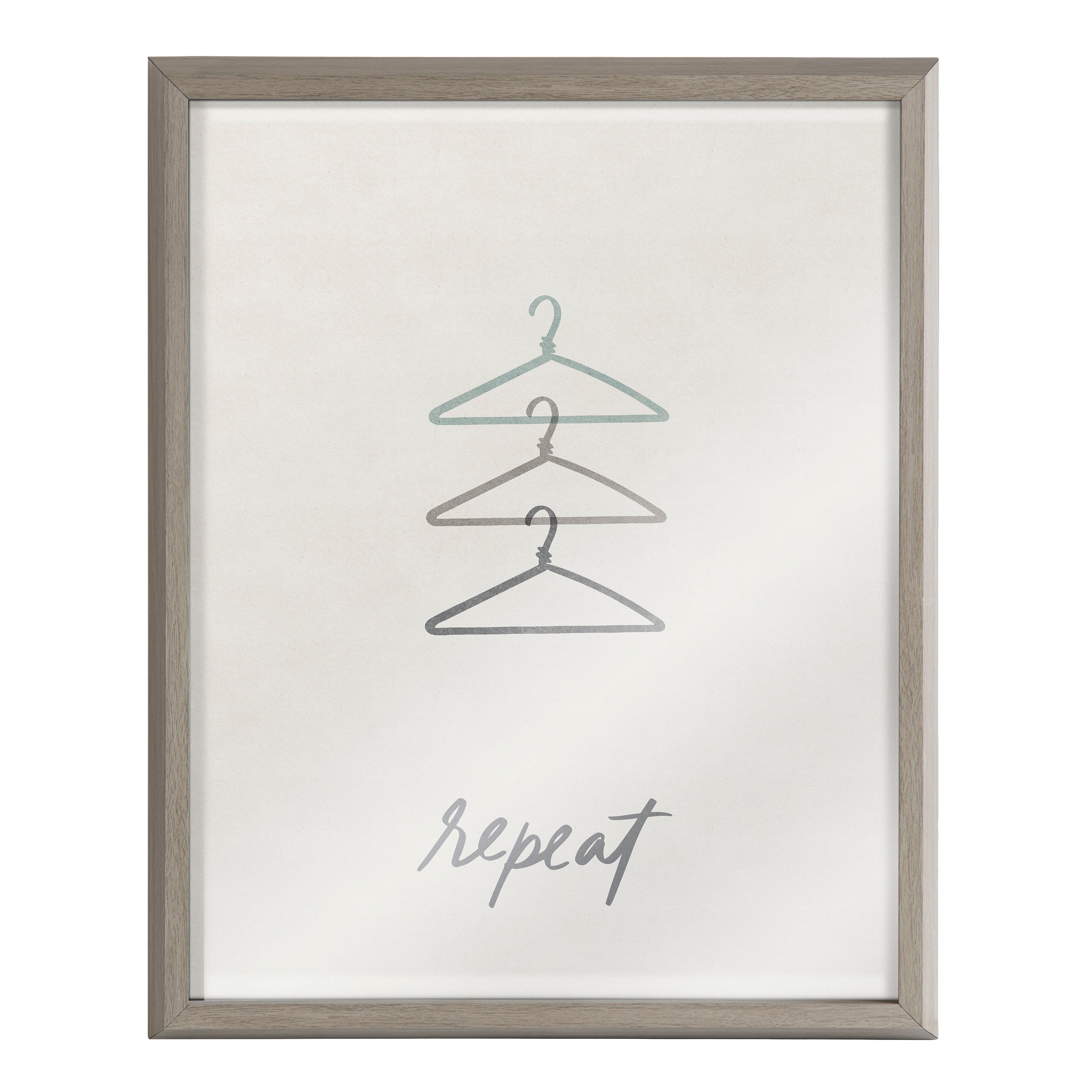 Blake Repeat Framed Printed Glass by Elizabeth Silver