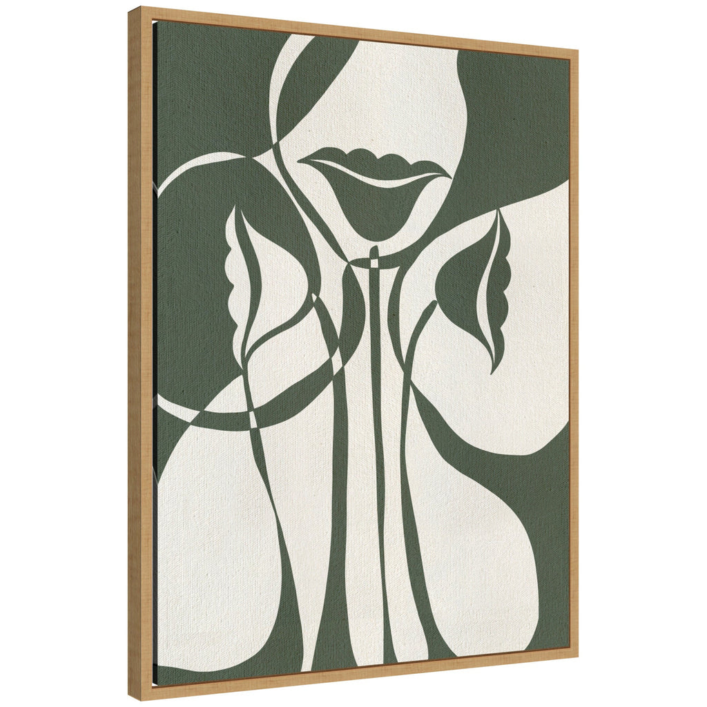 Sylvie Bound by Beauty 5 Framed Canvas by Shatha Al Dafai
