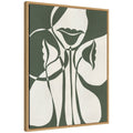 Sylvie Bound by Beauty 5 Framed Canvas by Shatha Al Dafai