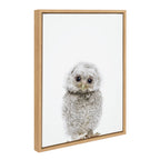 Sylvie Animal Studio Owl Framed Canvas by Amy Peterson Art Studio