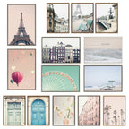 Sylvie Waves Crashing Framed Canvas Set by Caroline Mint