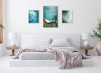 Sylvie Maui Black Sands Beach Framed Canvas Set by Rachel Bolgov