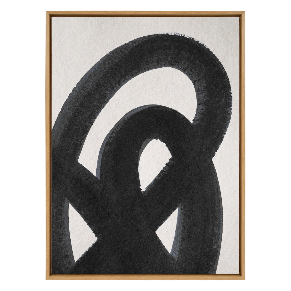 Sylvie Japandi 12 Black Framed Canvas by Rocket Jack