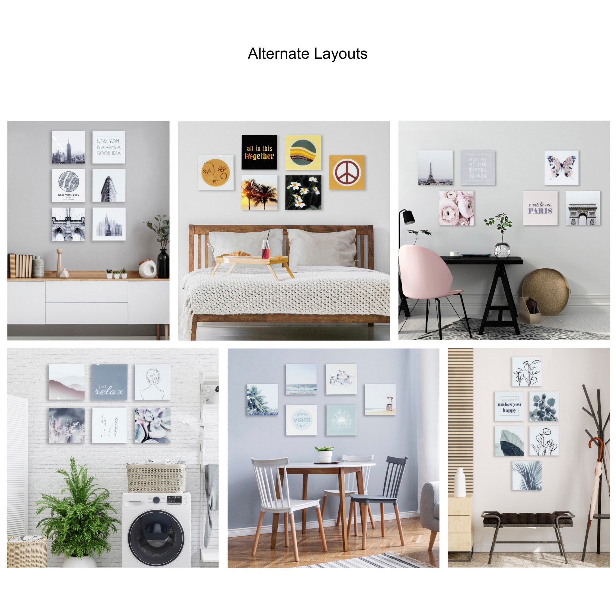 Timeless Retro Floating Acrylic Set