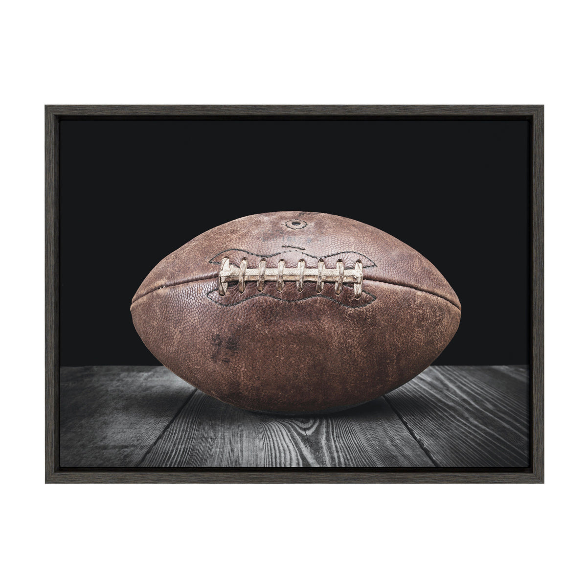 Sylvie Vintage Football Framed Canvas By Shawn St. Peter