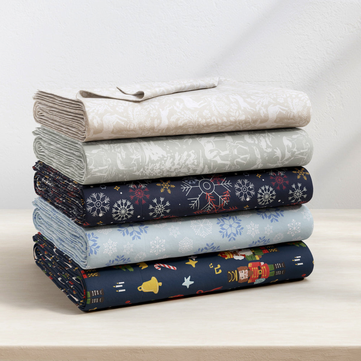 Turkish Cotton Flannel Sheet Set - Elevated Holiday Collection