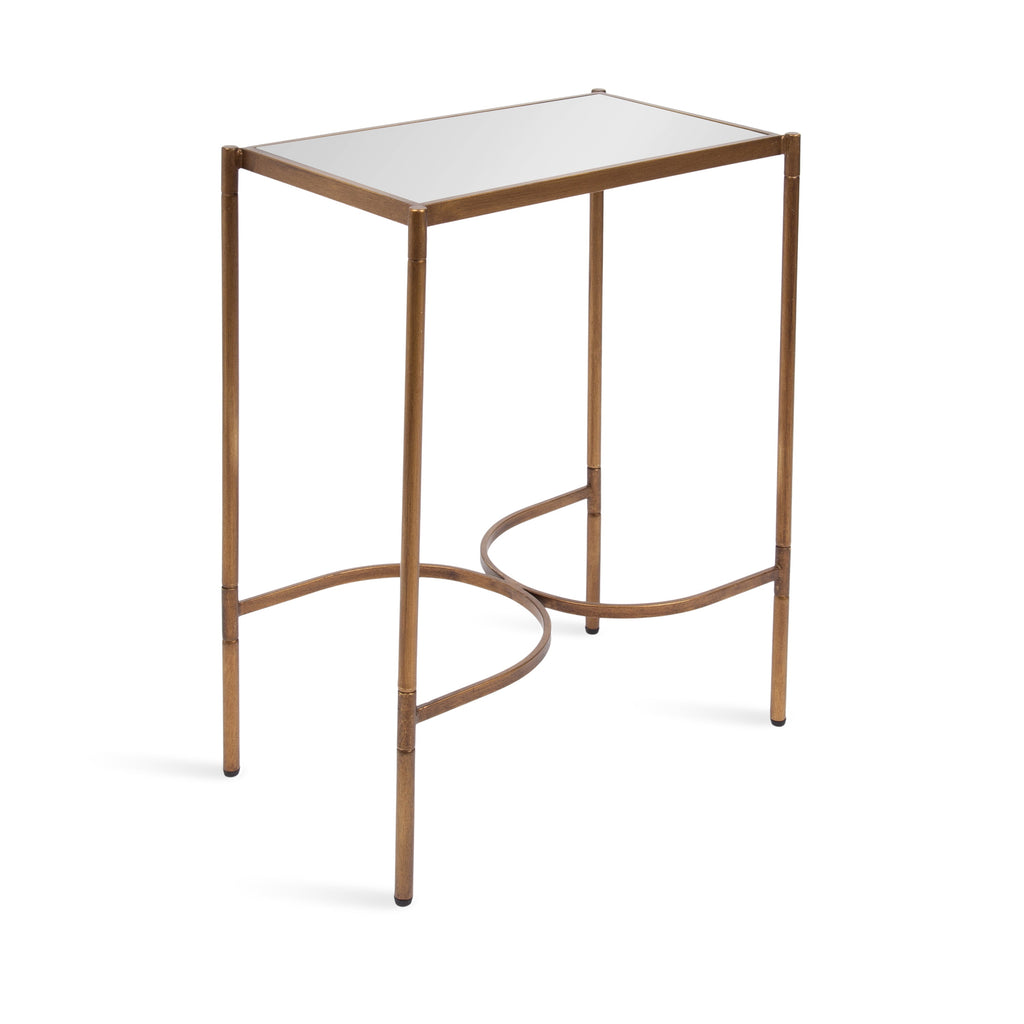 Catriona Side Table Mirror and Metal