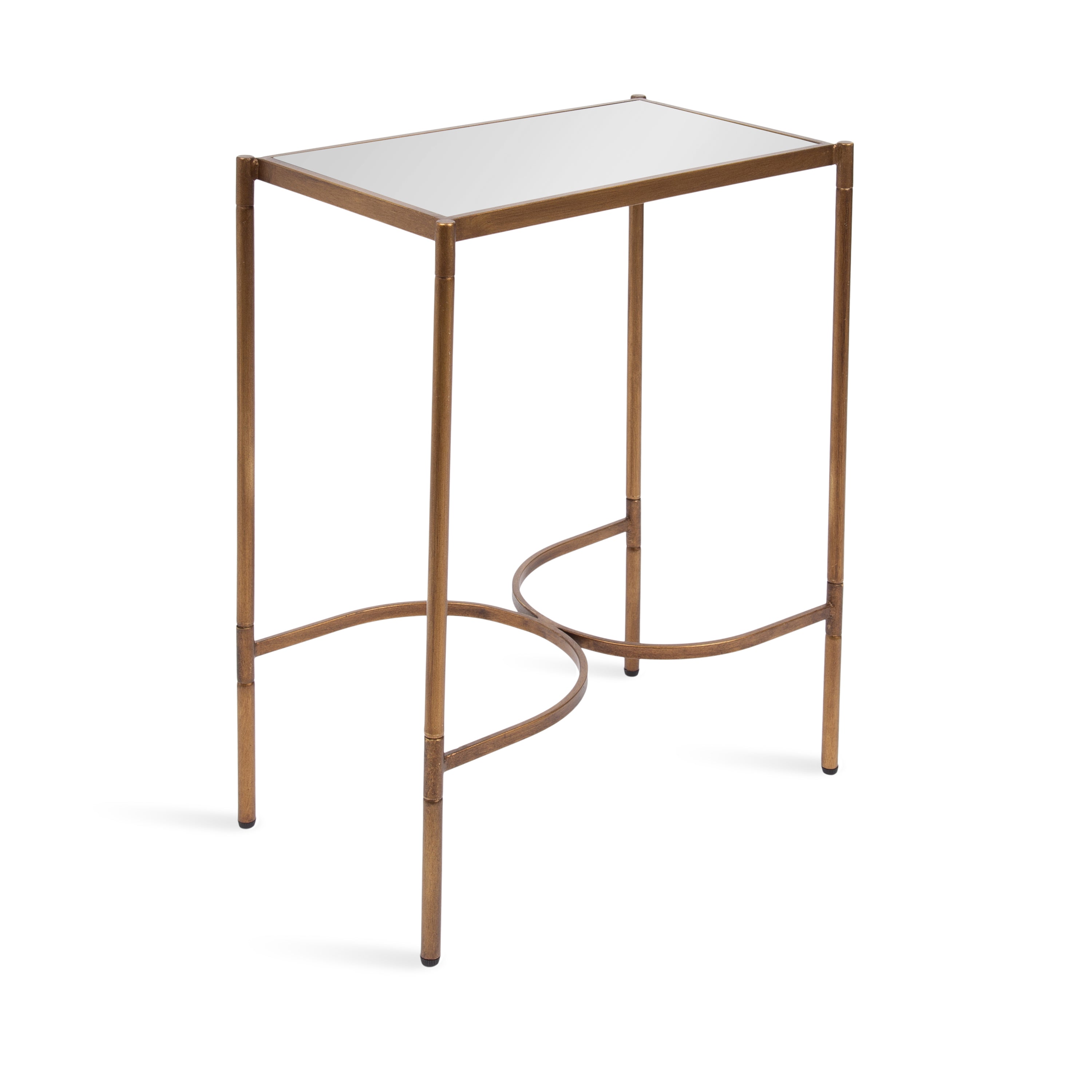 Catriona Side Table Mirror and Metal