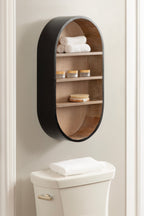 Hutton Wood Capsule Wall Shelf