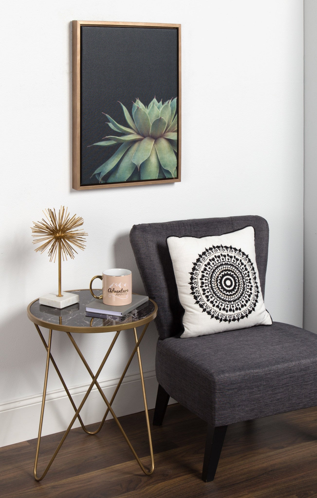 Sylvie Succulent Framed Canvas by F2 Images