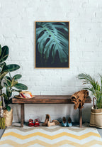 Sylvie Tropical Frond Framed Canvas by F2 Images