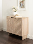 Mezzeta Wood Floor Storage Cabinet