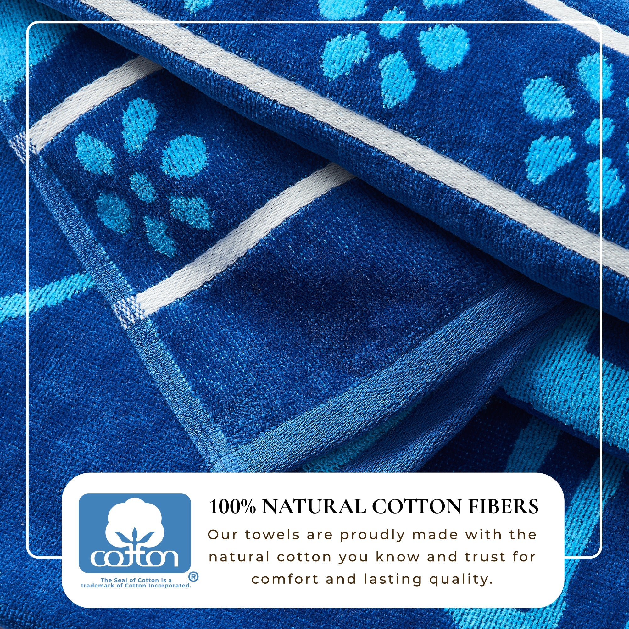 Cotton Velour Beach Towel - Maui Collection
