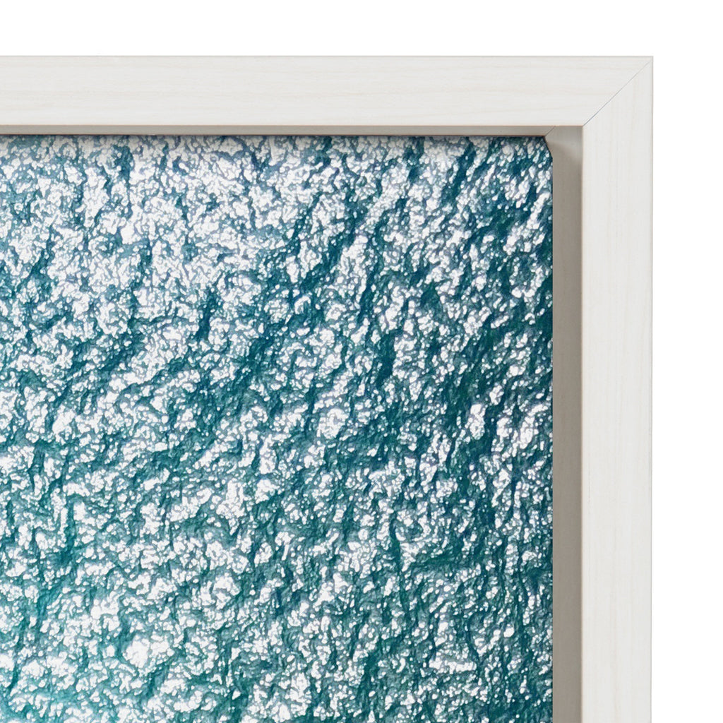 Sylvie Maui Black Sand Beach 1 Framed Canvas by Rachel Bolgov
