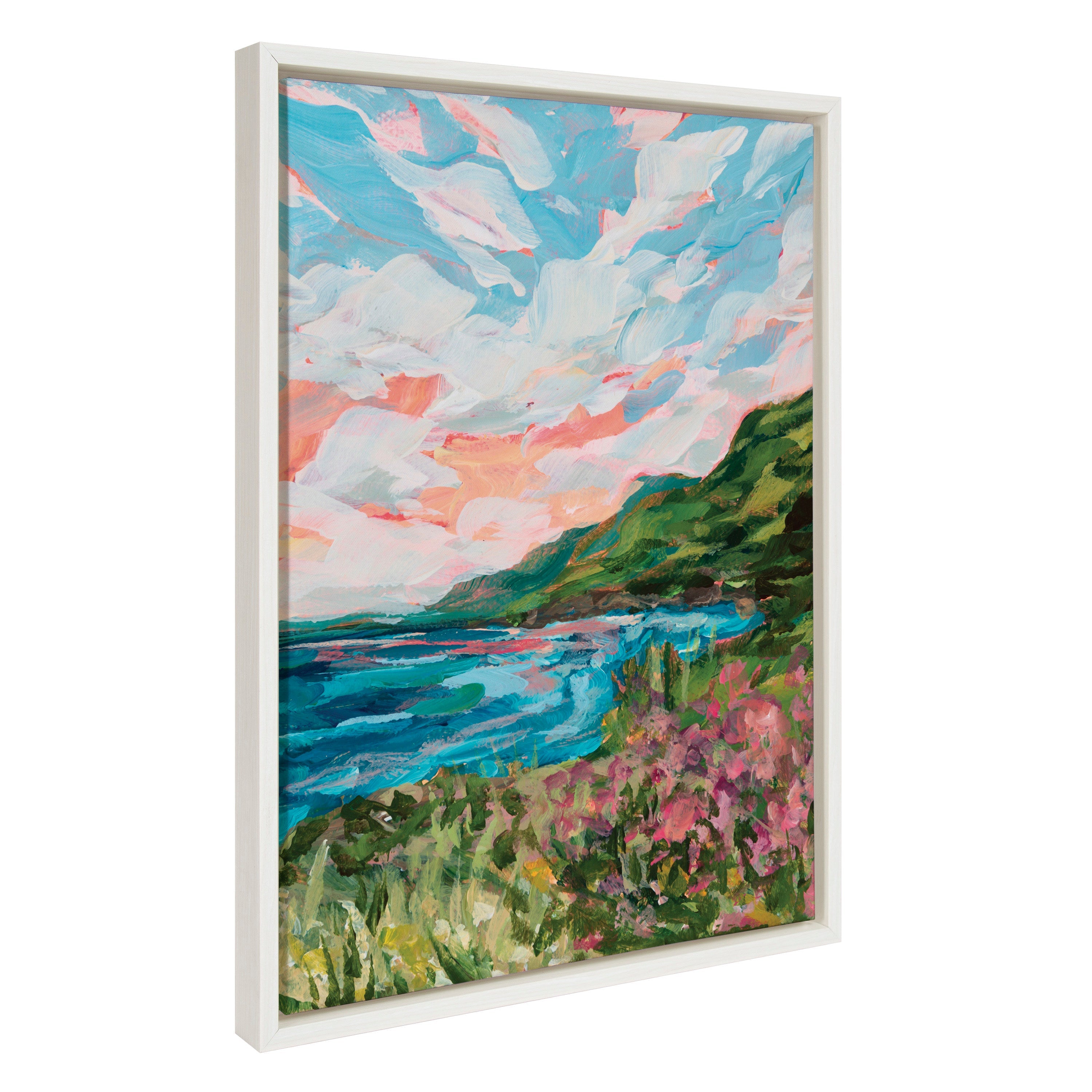 Sylvie Virgin Islands Framed Canvas by Emily Kenney