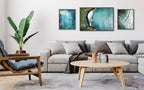 Sylvie Maui Black Sands Beach Framed Canvas Set by Rachel Bolgov