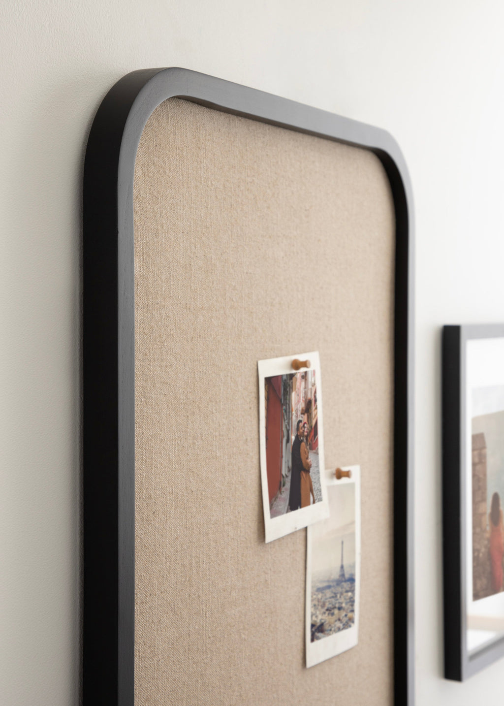 Hutton Wood Framed Fabric Pinboard