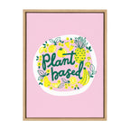 Sylvie Plant Based Framed Canvas by Maria Filar